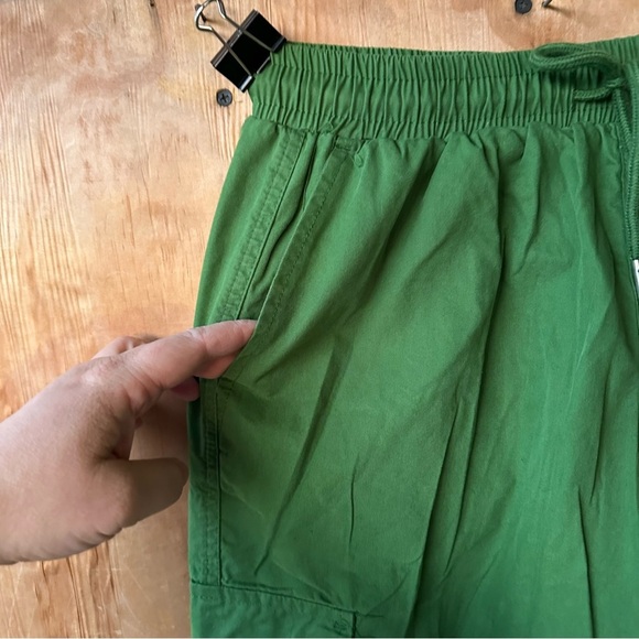 Forever 21 Kelly Green Pull On Cargo Joggers - Picture 5 of 10